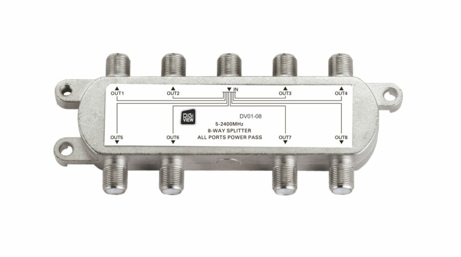 DV01-08 Διακλαδωτής 1:8
