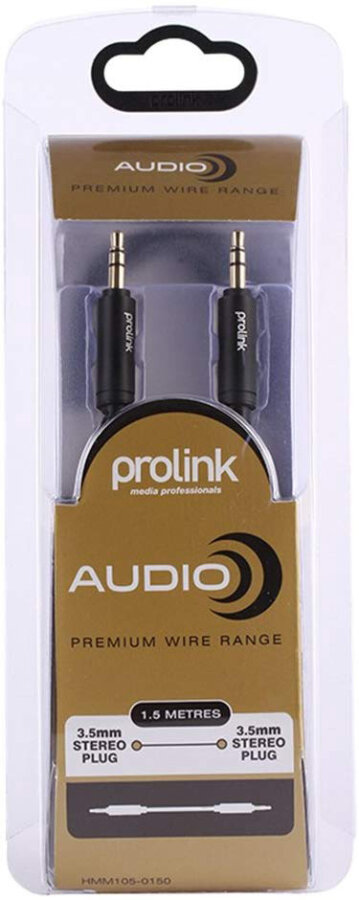 HMM105-0150 PROLINK JACK 3,5mm - JACK 3,5mm - 1,50m