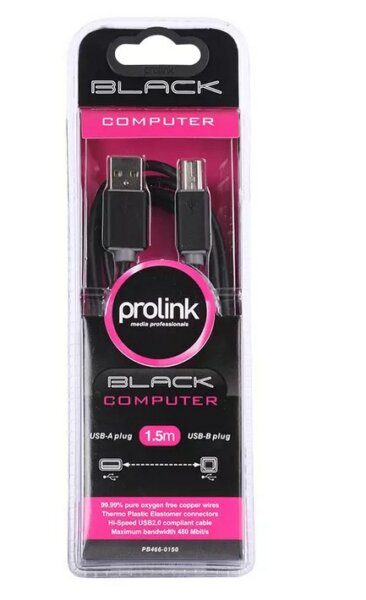 PB466-0150 PROLINK USB2.0 A - USB 2.0 B - 1,50m