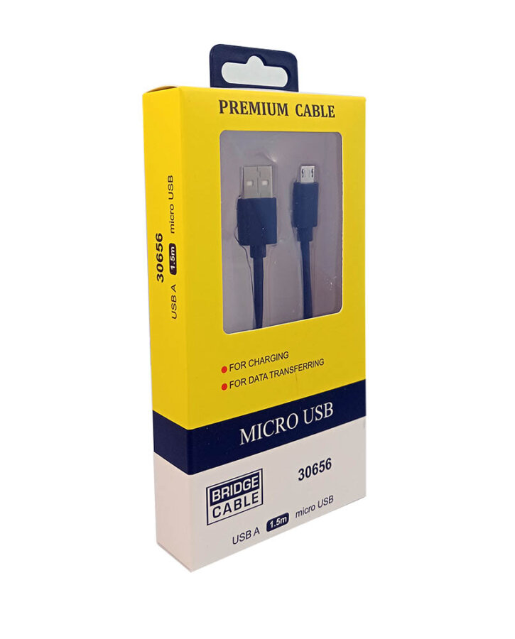 30656 Καλώδιο USB A- micro USB 1,5m