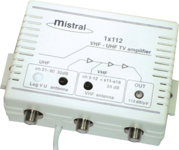 Mistral VU 1Χ112 Ενισχυτής κεντρικής στα 30 dB