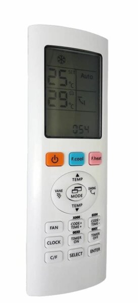 K-6100 Πολυ-τηλεχειριστήριο Κλιμαστικών - Air Condition Με Ένδειξη Θερμοκρασίας Χώρου