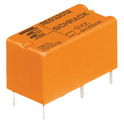 RELAY SUBMINIATURE 1P 12V DC 6A RE034012 TYC