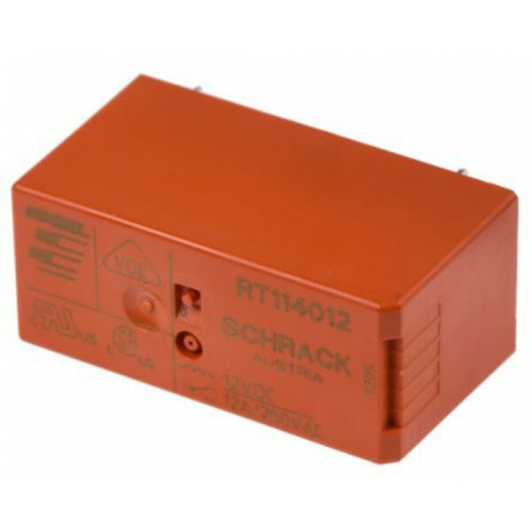 RELAY MINI 1P 12V DC 12A RT114012 TYC