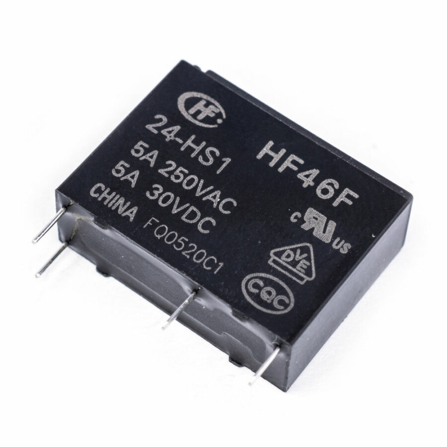 RELAY 24VDC 5A HF46F /24-HS1T