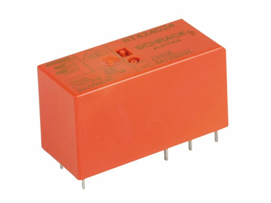 RELAY MINI 1P 24V DC 16A RT314024 TYC