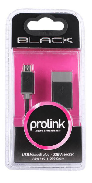 PB491-0015 PROLINK USB2.0 A-USB 2.0 micro USB ΘΗΛΥΚΟ- 0,15m