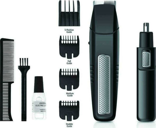 Κουρευτική Μηχανή Μαλλιών 3-12mm Hair/Brard & Ear/NoseTrimmer Groovy Well TRIMM-BRD-GROOVY-WL