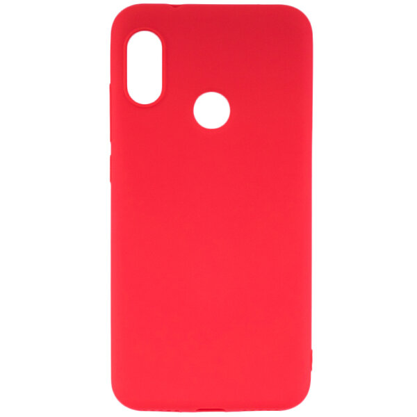 SENSO SOFT TOUCH XIAOMI Mi A2 LITE / REDMI 6 PRO red backcover