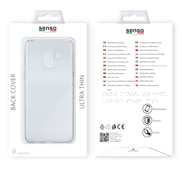 SENSO TPU 0.3 SAMSUNG J6 PLUS 2018 trans backcover