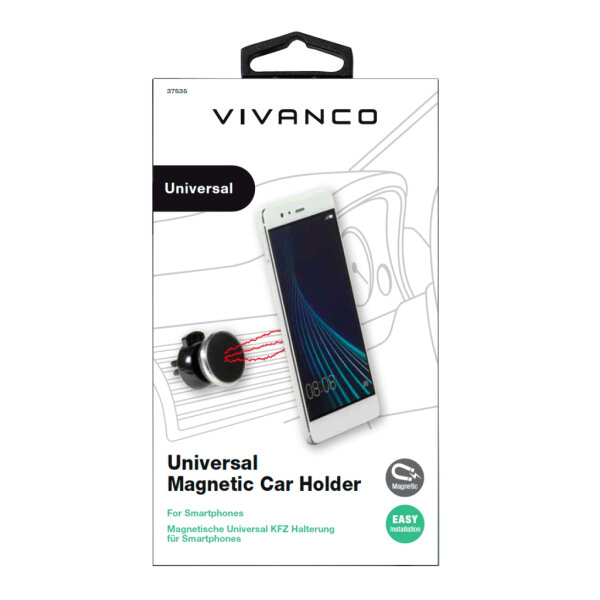 VIVANCO CAR HOLDER MAGNETIC AIRVENT UP TO 6