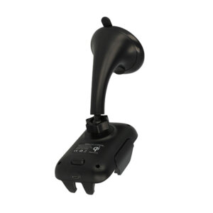 UNIVERSAL CAR HOLDER WITH QI CHARGING K1000 black