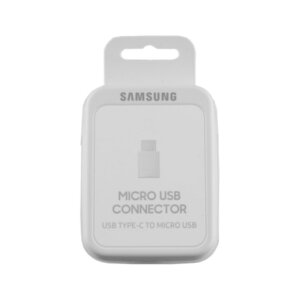 ORIGINAL SAMSUNG ADAPTER TYPE C TO MICRO USB white