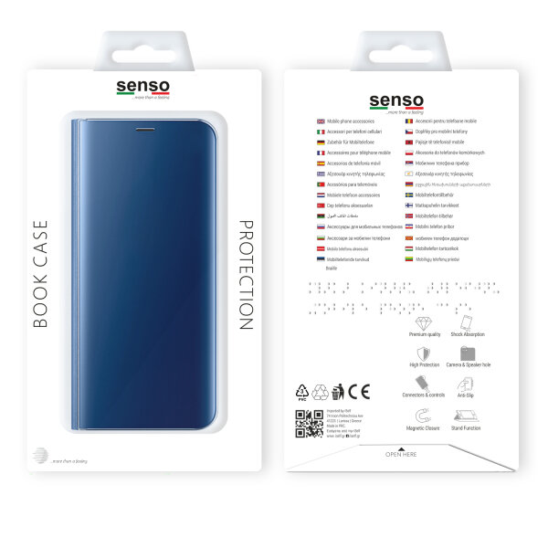 SENSO CLEAR BOOK SAMSUNG M10 blue