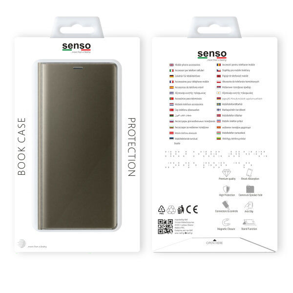 SENSO CLEAR BOOK SAMSUNG M10 gold