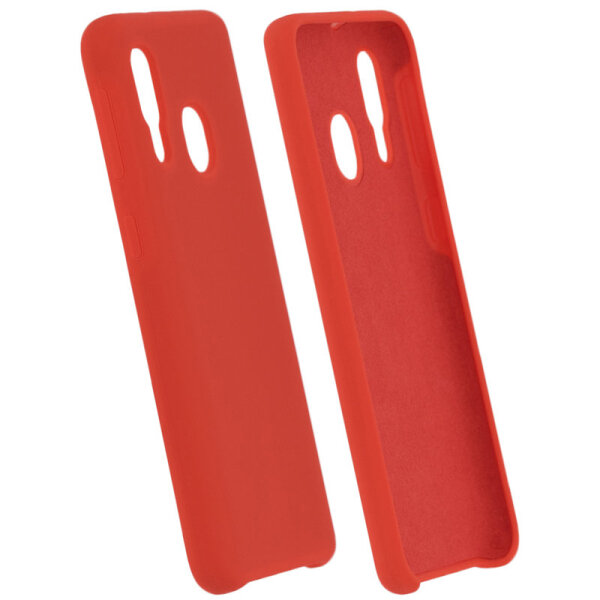 SENSO SMOOTH SAMSUNG A40 red backcover