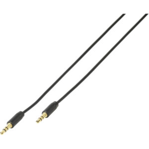 VIVANCO AUDIO CABLE 3.5mm plug - 3.5mm 1.5m plug black