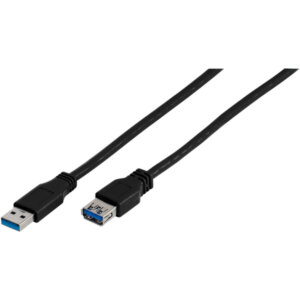 VIVANCO EXTENTION USB 3.1 A PLUG to USB A SOCKET  3m black