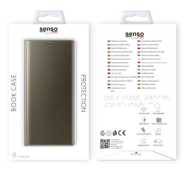 SENSO CLEAR BOOK IPHONE 11 PRO (5.8)  gold