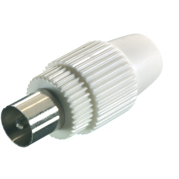 VIVANCO COAX PLUG white