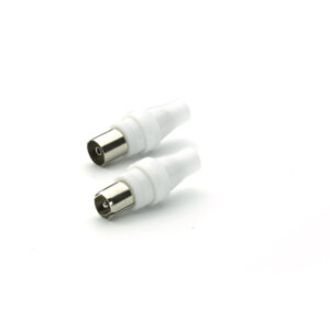 VIVANCO COAX PLUG SET FOR ANTENNA white