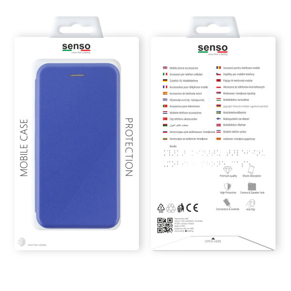 SENSO OVAL STAND BOOK XIAOMI Mi A3 blue