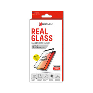 DISPLEX REAL GLASS 3D FULL GLUE IPHONE X / XS / 11 PRO black WITH APPLICATOR