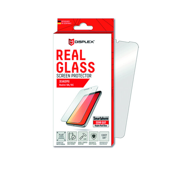 DISPLEX REAL GLASS 2D XIAOMI REDMI 9A / 9C / 9AT/ 10A