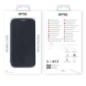 SENSO OVAL STAND BOOK IPHONE 12 MINI 5.4' black