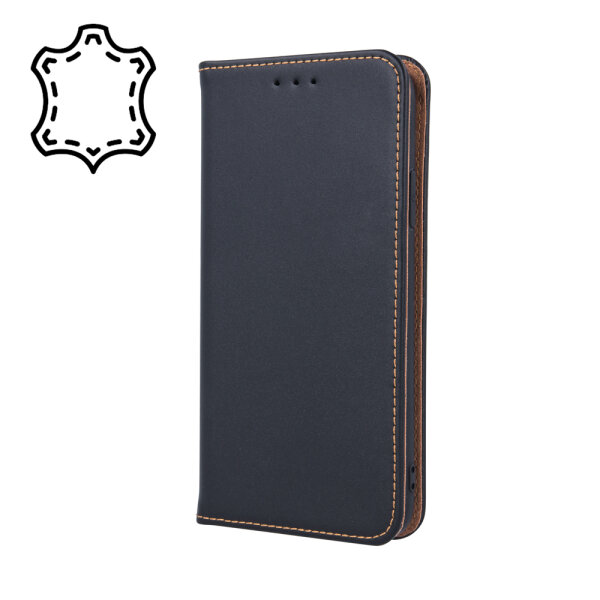 SENSO GENUINE LEATHER STAND BOOK IPHONE 12 PRO MAX black