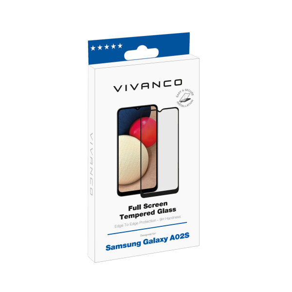 VIVANCO 2.5D JAPAN FULL TEMPERED GLASS SAMSUNG A02s / A03s / A03