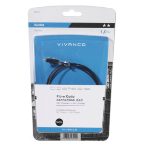 VIVANCO ODT (TOSLINK) OPTICAL LEAD CABLE 1m black