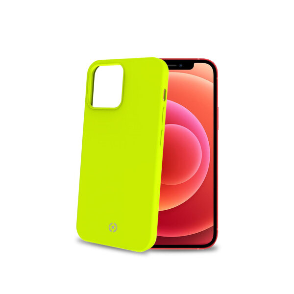 CELLY CROMO FLUO IPHONE 13 MINI yellow backcover