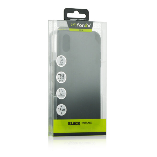 FONEX TPU CASE 0.6mm IPHONE 14 PRO MAX black backcover
