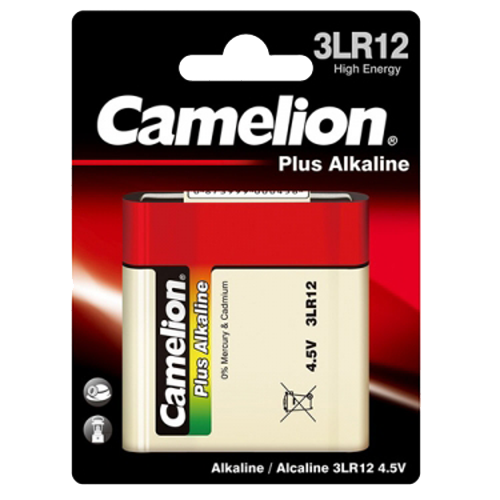 3LR12-BP1 ΜΠΑΤΑΡΙΑ CAMELION ΑΛΚΑΛΙΚΗ ΠΛΑΚΕ 4,5V CAMELION