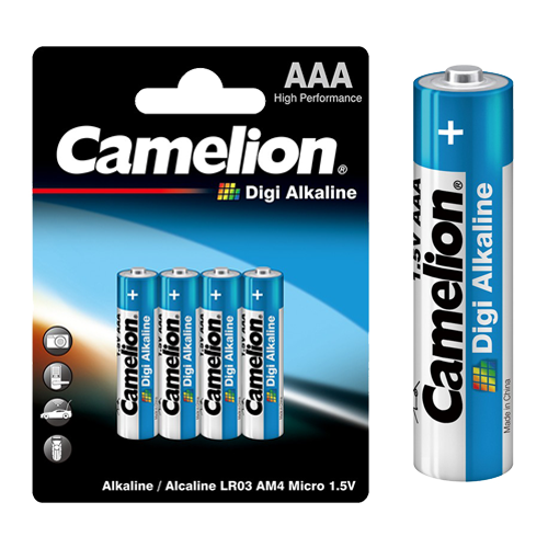 LR03-BP4DG ΜΠΑΤΑΡΙΑ CAMELION DIGI ΕΝΙΣΧΥΜΕΝΗ ΑΛΚΑΛΙΚΗ AAA CAMELION