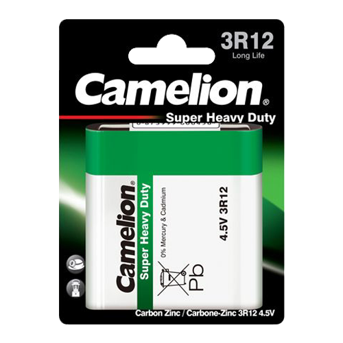 3R12-BP1 ΜΠΑΤΑΡΙΑ CAMELION SUPER HEAVY DUTY 4,5V CAMELION
