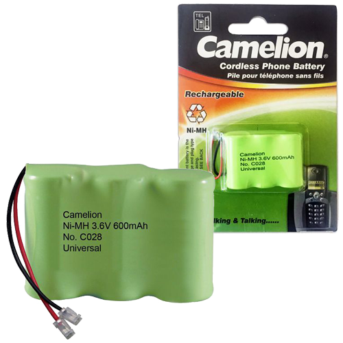 C028 ΜΠΑΤΑΡΙΑ CAMELION NI-MH 3NH-2/3AA 600mAh  CAMELION