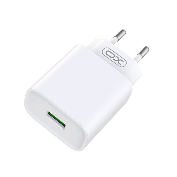 XO TRAVEL CHARGER CE02D QC 3.0 18W white