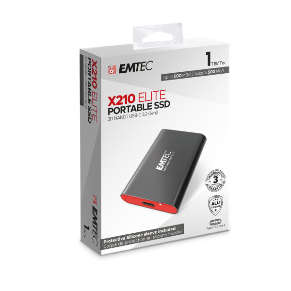 EMTEC SSD 3.2 GEN 2 X210 1TB PORTABLE