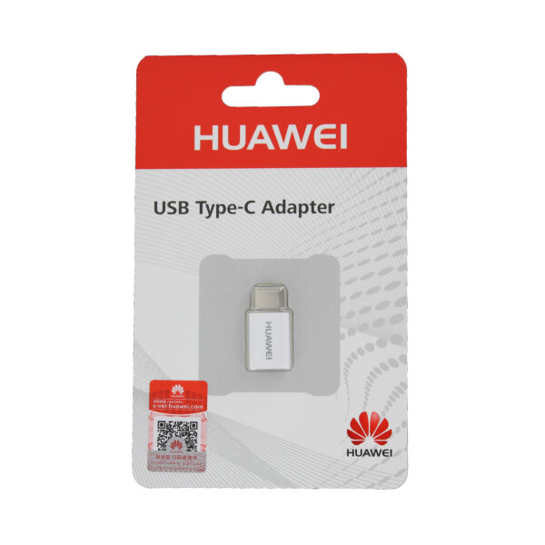ORIGINAL HUAWEI ADAPTER TYPE C TO MICRO USB white