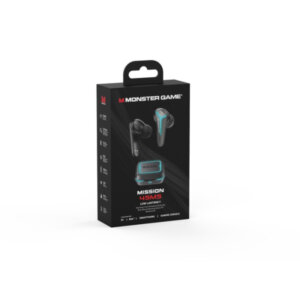 MONSTER BLUETOOTH TWS GAMING MISSION V1 Black