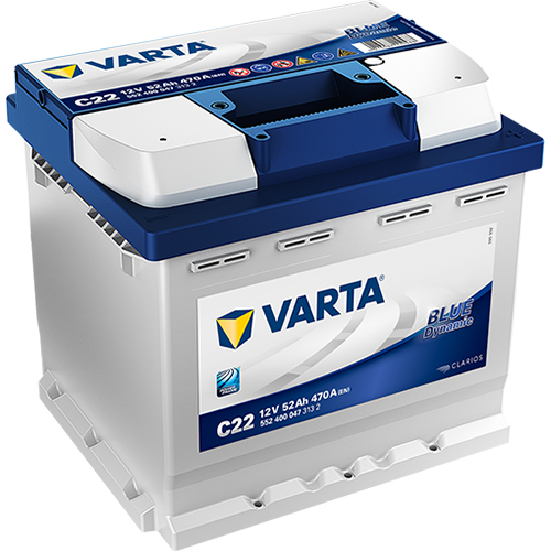 ΜΠΑΤΑΡΙΑ ΑΥΤΟΚΙΝΗΤΟΥ  VARTA  BD C22  SMF 12V 52Ah (+) ΔΕΞΙΑ BATTERY SUPPLIES