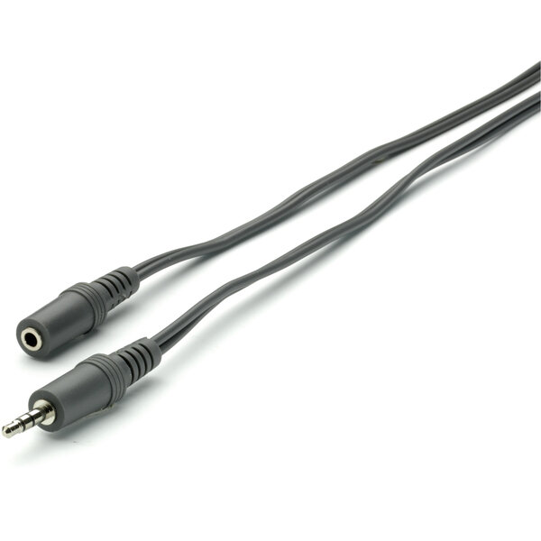 VIVANCO AUDIO CABLE EXTENTION 3.5mm plug - 3.5mm socket 5m black