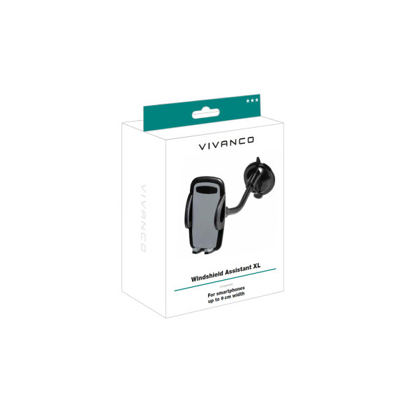 VIVANCO CAR HOLDER ASSISTANT SUCTION CUP LONG