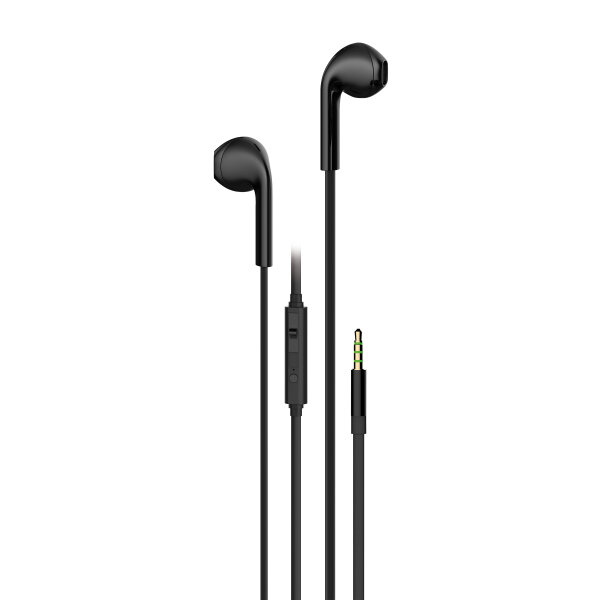 VIVANCO IN EAR STEREO HANDSFREE EARBUDS black