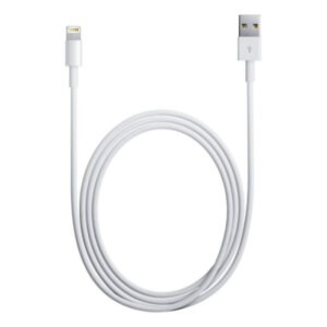 ORIGINAL APPLE DATA CABLE LIGHTNING 2m FOR IPHONE 5 5S 5C 5SE 6 6S PLUS white blister