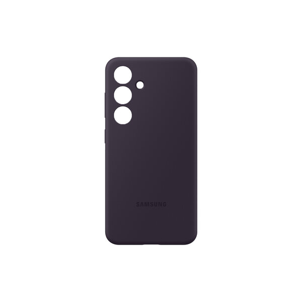 ORIGINAL SAMSUNG SILICONE CASE S24 PLUS dark violet backcover