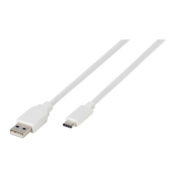 VIVANCO DATA CABLE TYPE C 1.2m 3A white