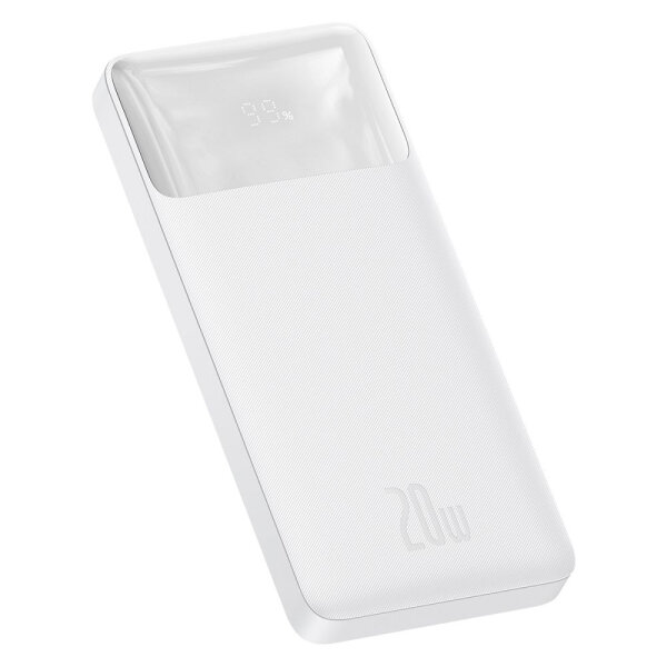 BASEUS POWERBANK 10000mAh LCD QC PD 20W white